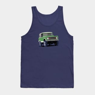 Green Ford Bronco Truck Tank Top